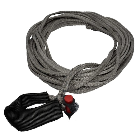 Lockjaw 1/4 in. x 50 ft. 2,833 lbs. WLL. LockJaw Synthetic Winch Line Extension w/Integrated Shackle 21-0250050